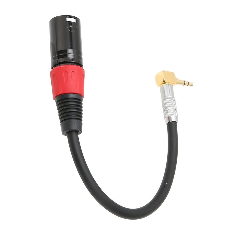 3.5 مم ذكر إلى كابل ميكروفون XLR 0.2 متر لتسجيل الصوت على الكمبيوتر MP3 DVD - Image 3